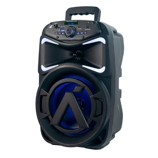 Caixa De Som Bluetooth | Aquário Hp 250w Rms | Potente | Tws Conecte 2 Caixas | Bateria 4h | Woofer Led Rgb Radio Fm