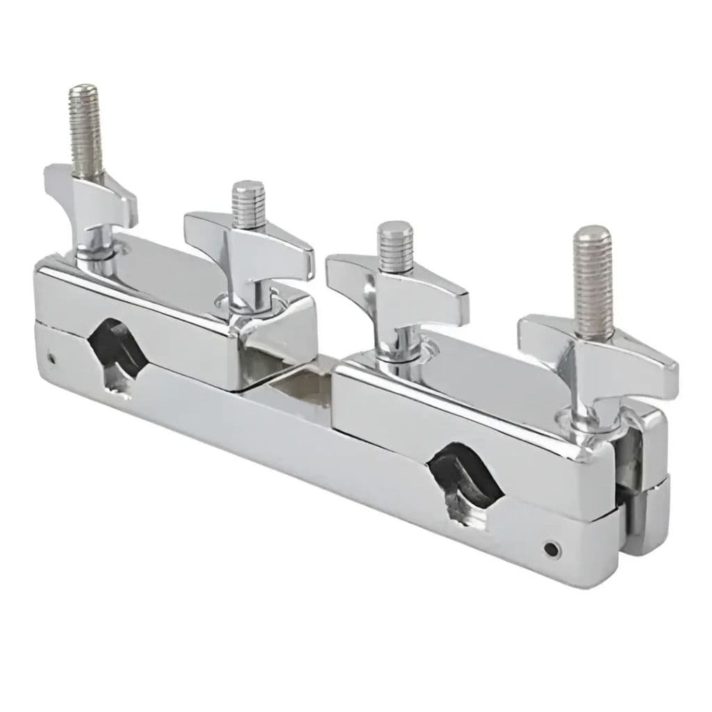Clamp Duplo Extensor Braçadeira Para Tons Holder Bateria Percurssão