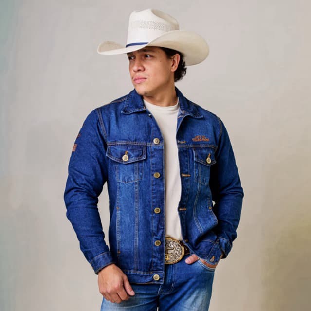 JAQUETA JEANS MASCULINA TEXAS FARM | TEXAS VINTAGE