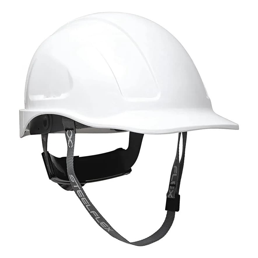 Capacete Segurança Steelflex Turtle Suspensão Lock Epi Obra Proteção Escalada Catraca Jugular CA 35983