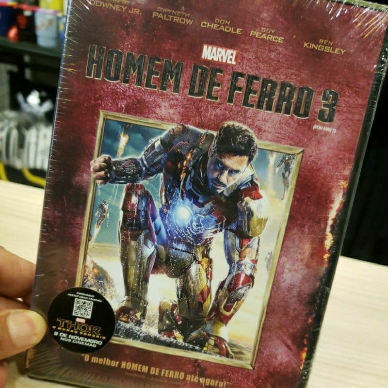 HOMEM DE FERRO 3 - DVD LACRAQDO