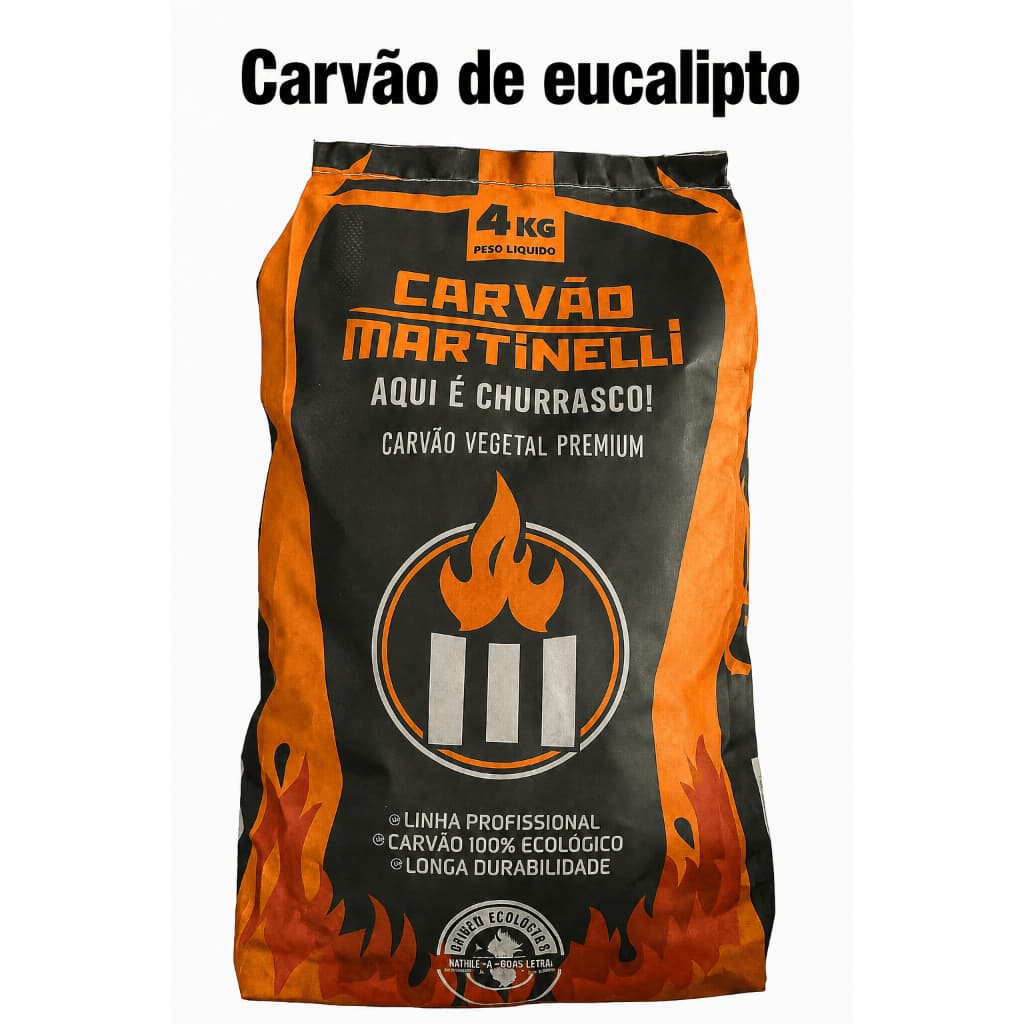 4kg carvão de eucalipto para churrasco premium alta qualidade espetinho churrasqueira