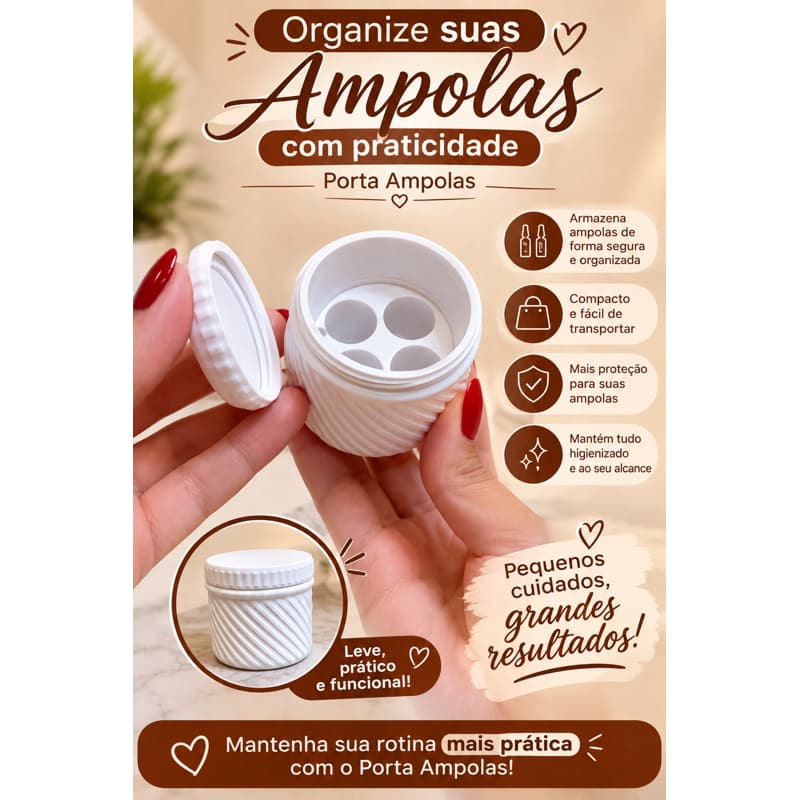 Porta Ampolas Organizador 3D