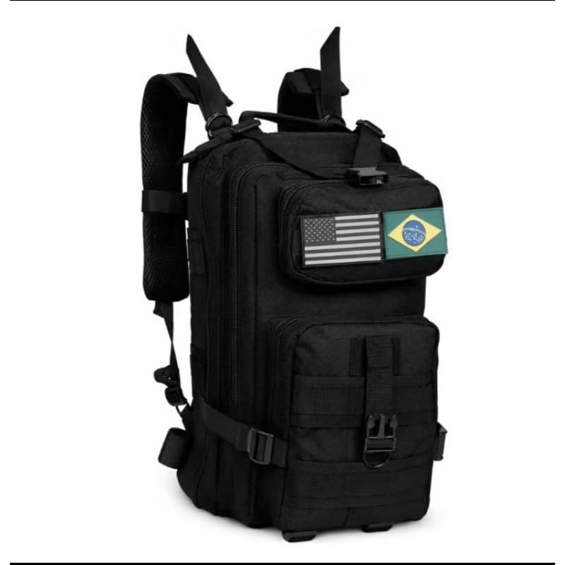 mochila tática 30LGrande capacidade multifuncional em tecido 600D resistente a água