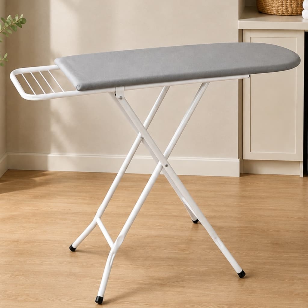 Mesa Tábua Passar Porta Ferro Roupa Tecido Térmico Dobrável Extra Forte