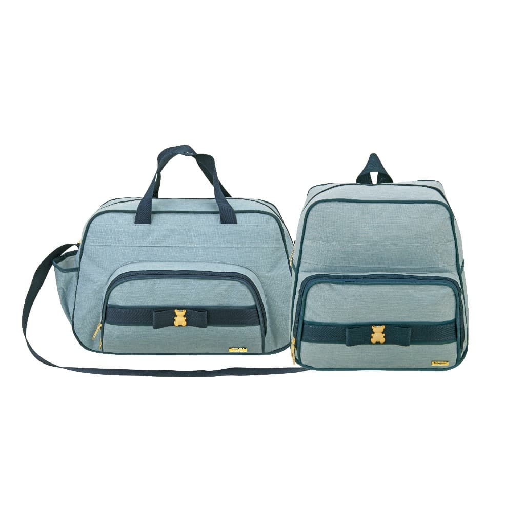Kit Bolsa Maternidade Grande e Mochila  Impermeável Premium  2 Peças