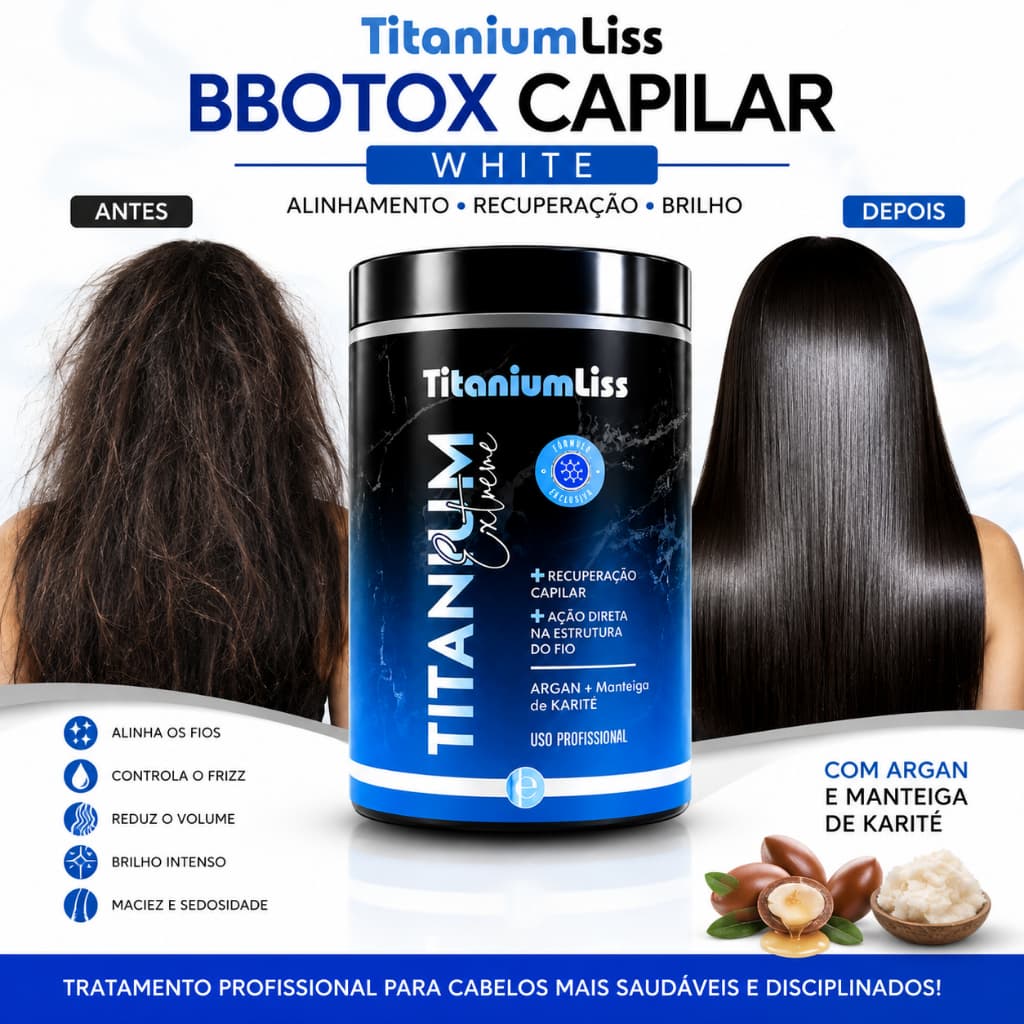 BBotox Capilar White Titanium Liss