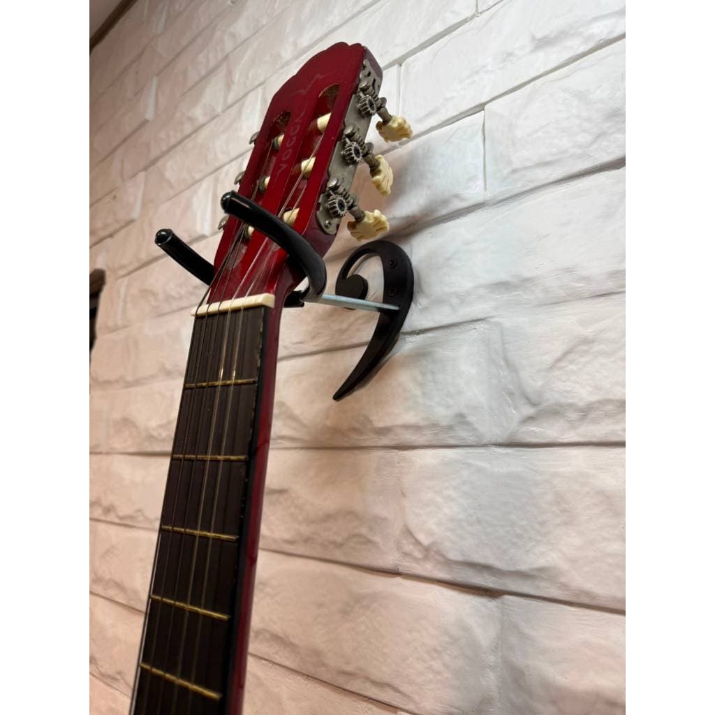 Suporte para Violão de Parede; Guitarra; Uculelê; Baixo; Viola NOVA estética Edição especial Clave de Fá
