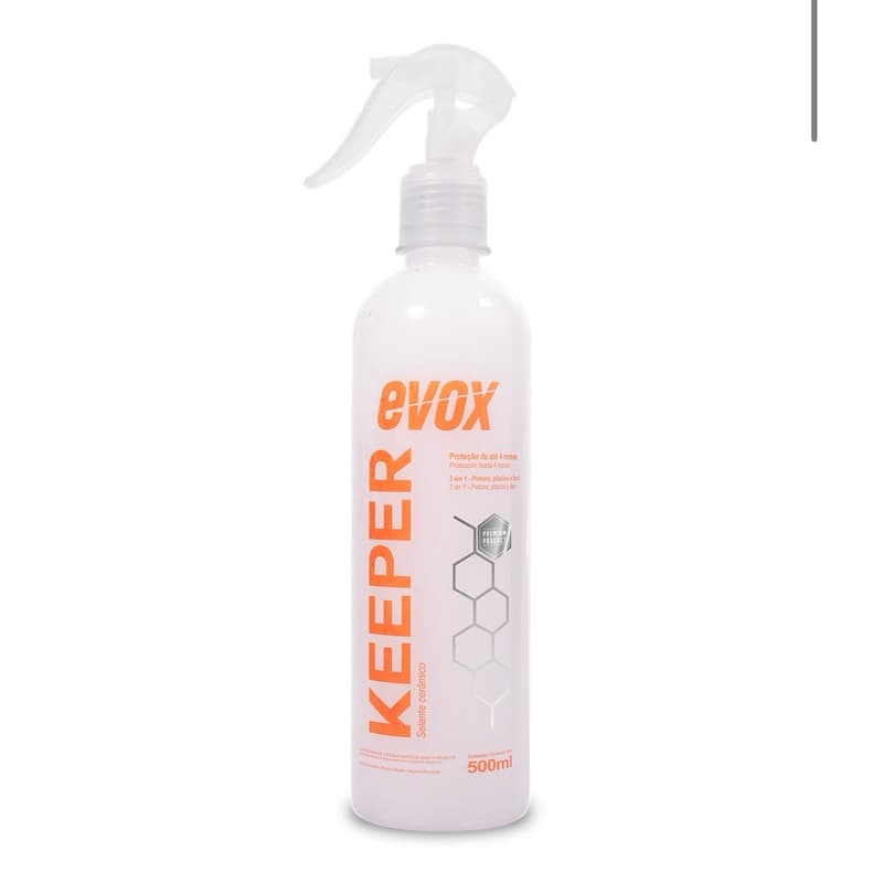 Selante Cerâmico Automotivo Evox Keeper 500ml Proteção e Brilho Hidrorrepelente
