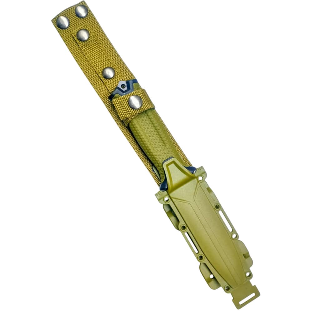 Faca Multiuso 4,5mm com Bainha Especial de  Multiplas Formas de usar para Camping, Mata, Pescaria, Coleção, Presente