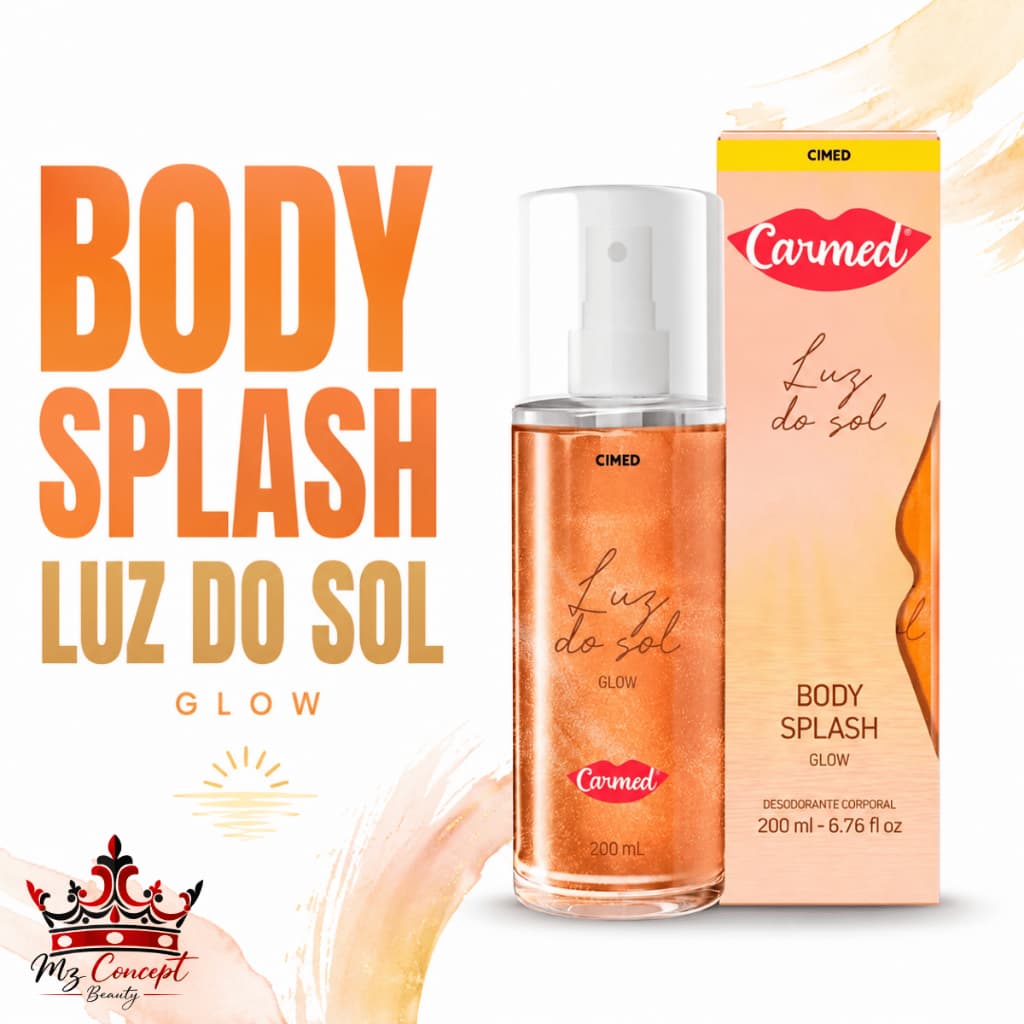Body Splash Carmed Luz Sol Cimed 200ml Perfume Corporal Original Glow