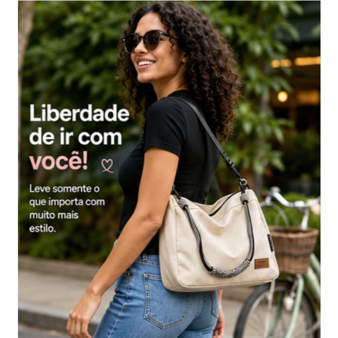 Bolsa de ombro casual, bolsa transversal de ombro moderna, bolsa de ombro com design diferenciado, bolsa de mão versátil