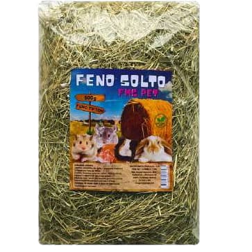 FENO TIFTON SOLTO 500G PARA COELHOS, PORQUINHODA-ÍNDIA E PEQUENOS ROEDORES