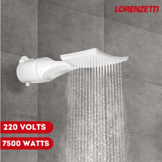 Chuveiro Ducha Multitemperaturas Loren Shower Ultra Lorenzetti 220v 7500w Branco