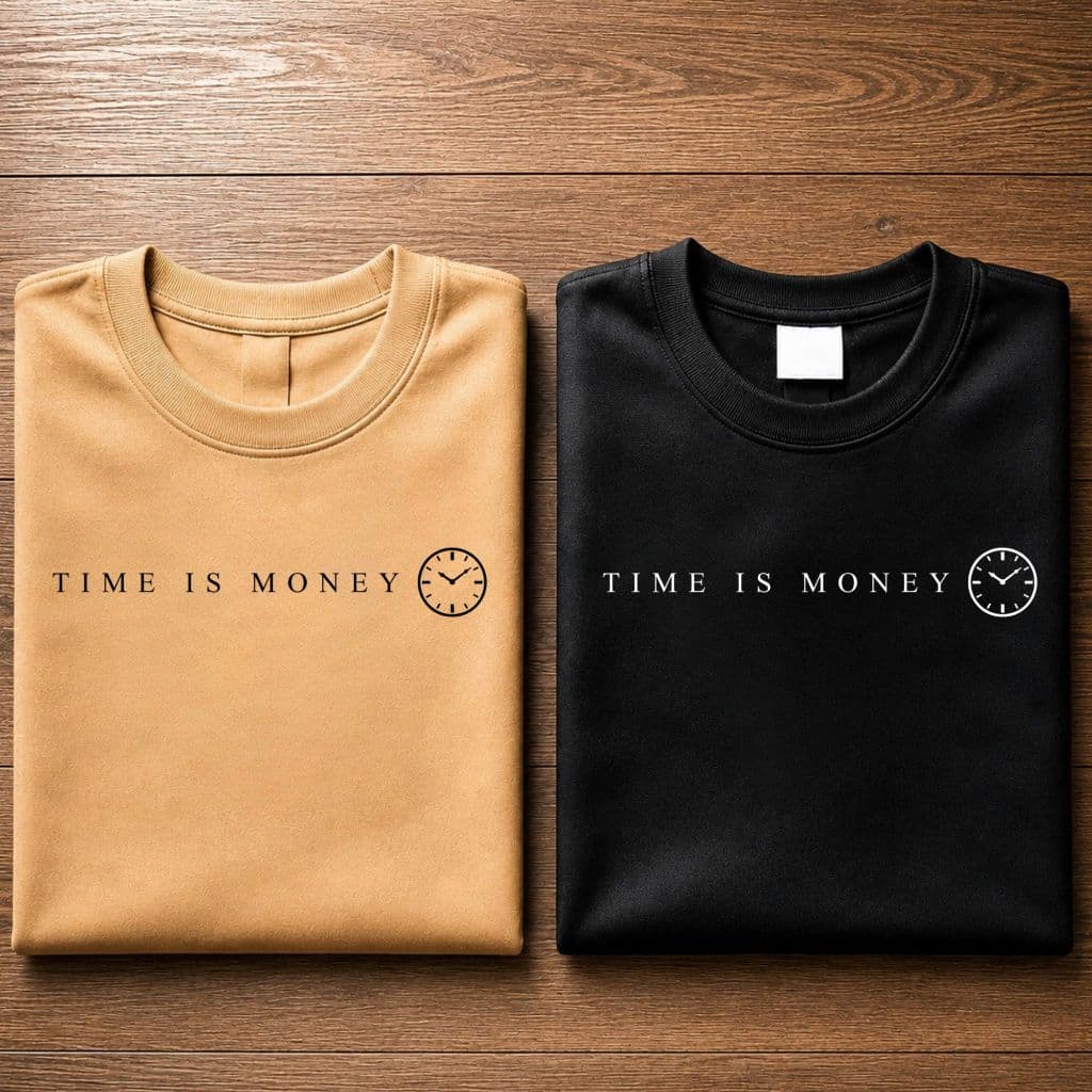 Kit 2 Camisetas Masculinas 100% Algodão Confortável Manga Curta Gola Redonda Lançamento Casual Uso Diario Unissex Time