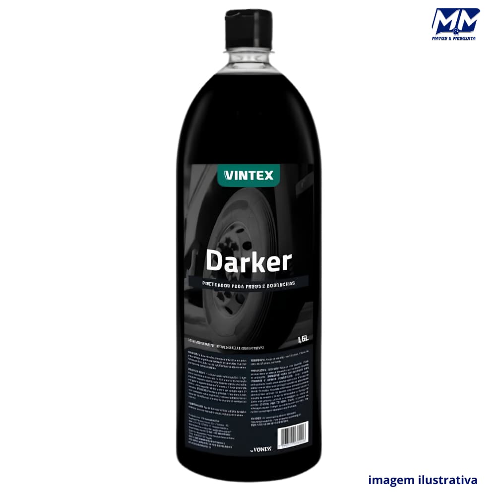 Darker Vonixx 1,5L Revitalizador de Pneus Alto Brilho Longa Durabilidade Proteção UV
