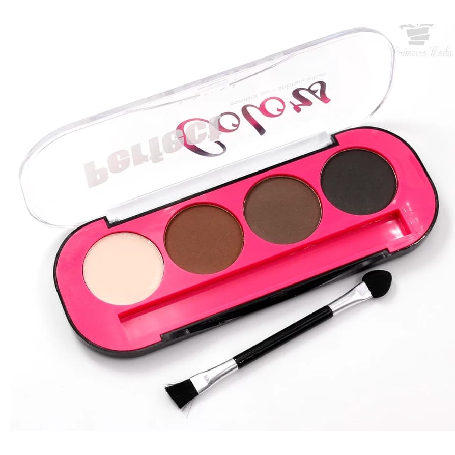 Paleta de Sombra para Sobrancelhas - Perfect Colors - Vivai