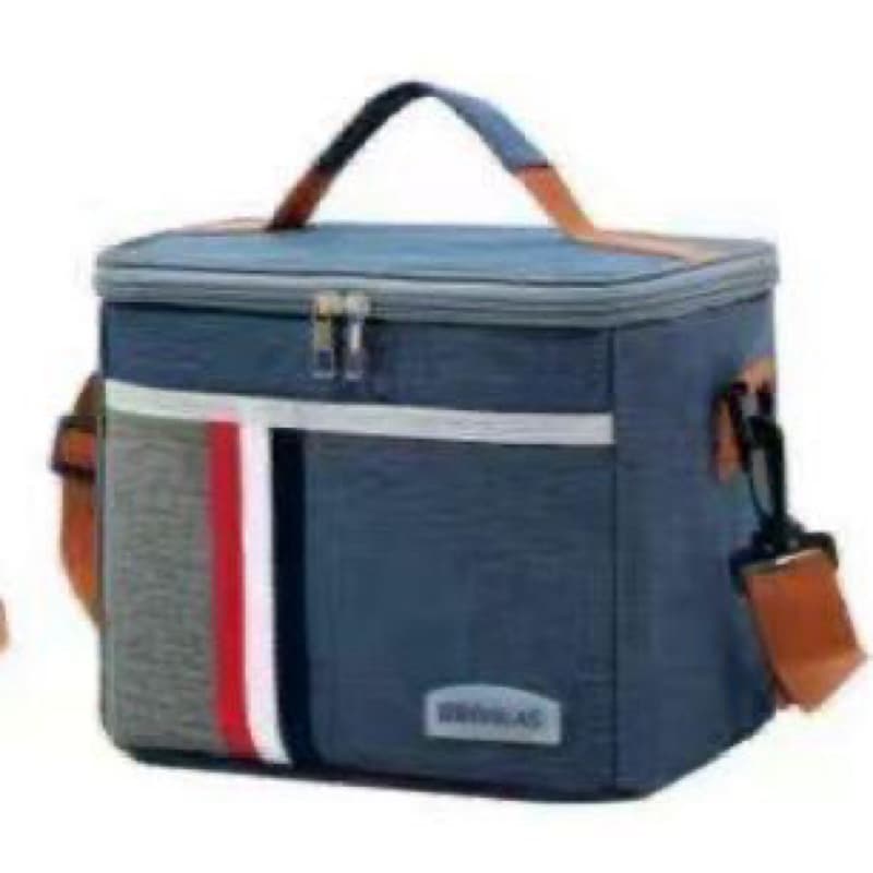 Lancheira Bolsa Térmica Isolante 7L, Alça Transversal para Marmita Piquenique Viagem