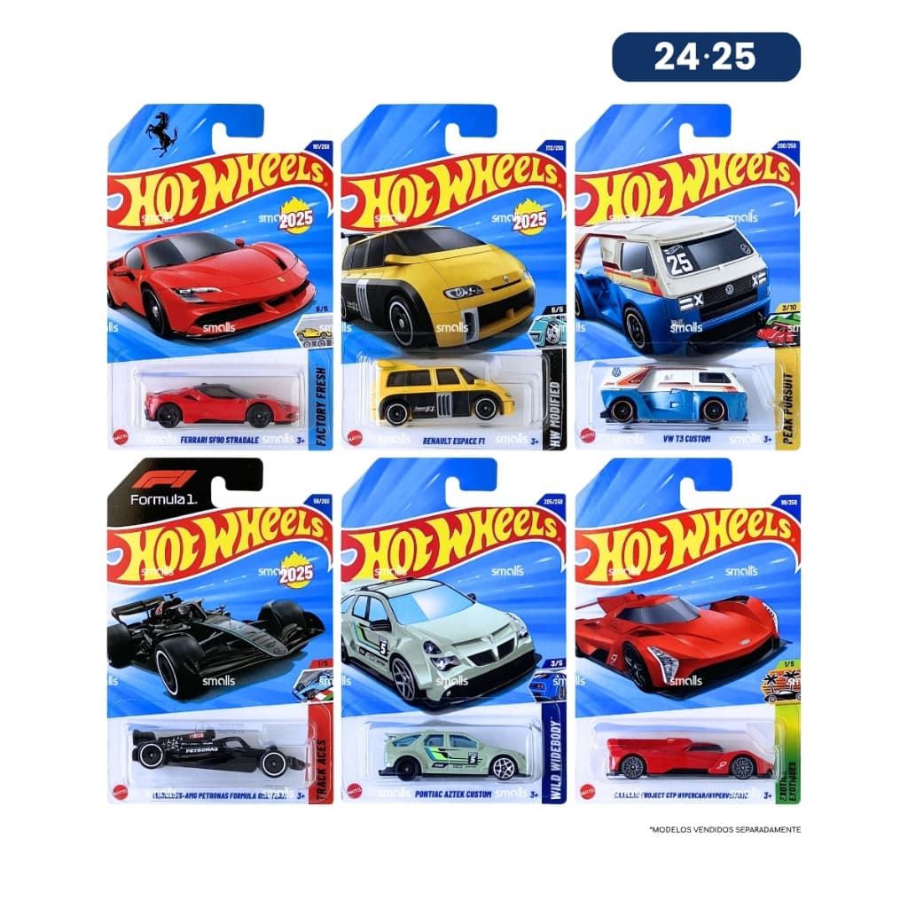 Hot Wheels - Carrinho à Escolha - 2024/2025 - 1:64