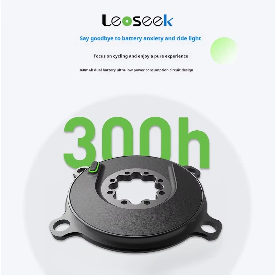 Medidor de Potência Leoseek Ultralight Spider 110BCD Tipo-C (ANT+ / Bluetooth 4.0)