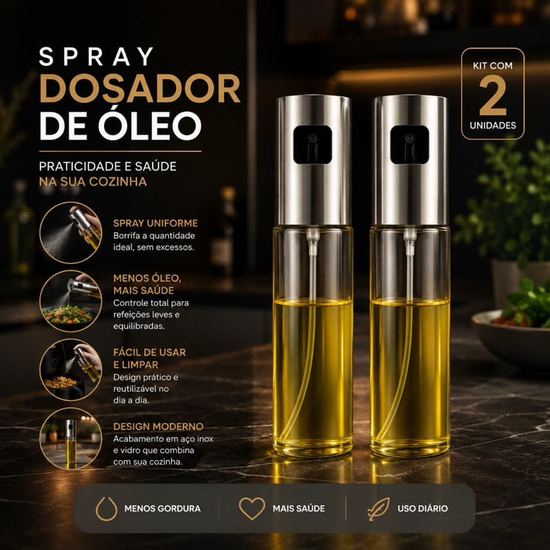 2 Peças Spray Pulverizador Vidro Borrifador Azeite Vinagre essenciais De Cozinha Oliva Spray De Vinagre