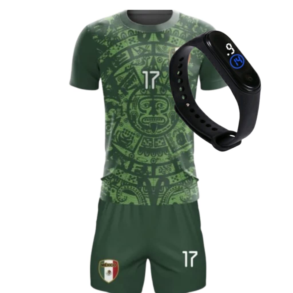 Conjunto infantil time futebol vários nacionais do 4 ao 14 anos