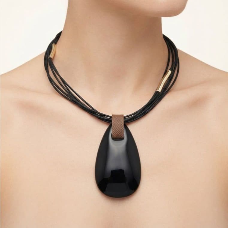 COLAR FEMININO FIOS ENCERADOS