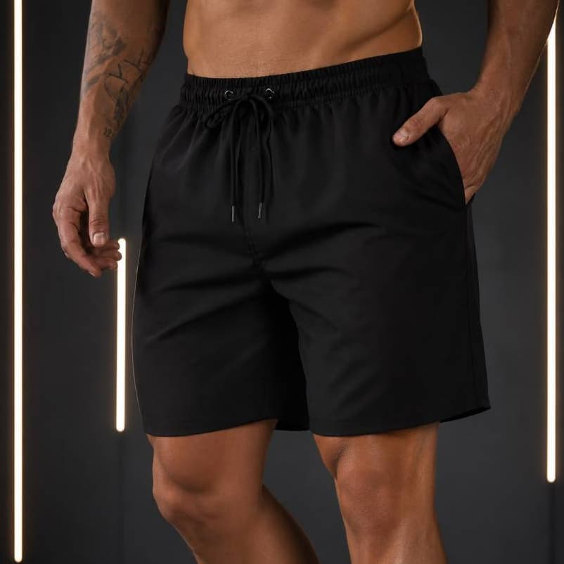 Shorts Elastano de Academia Masculino Bermuda Esportiva Premium