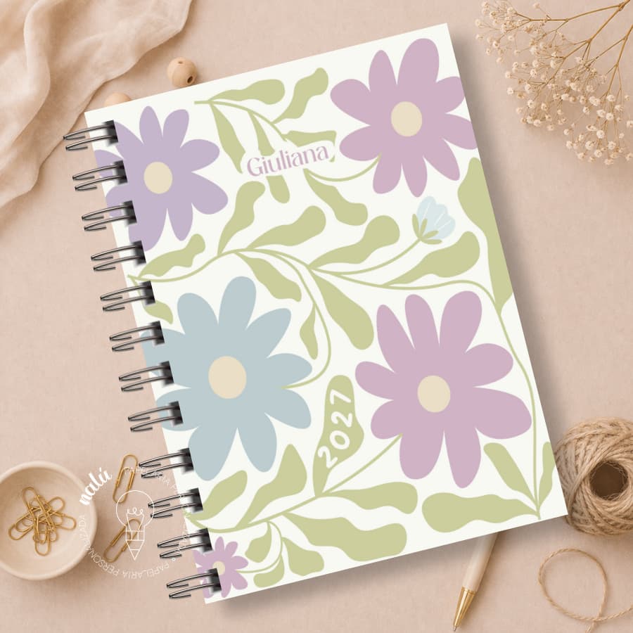Planner 2027 Completo | Com nome na Capa | Agenda Anual com Controle Financeiro e Metas