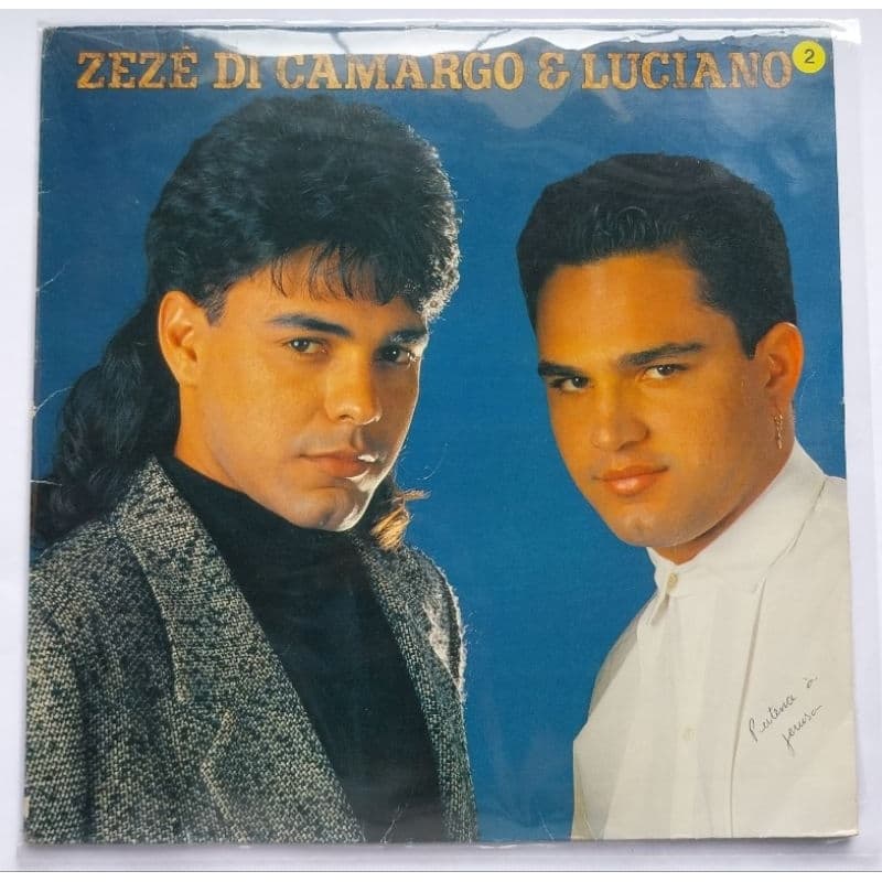 LP Disco de Vinil Zezé Di Camargo e Luciano 1992 C/ Encarte