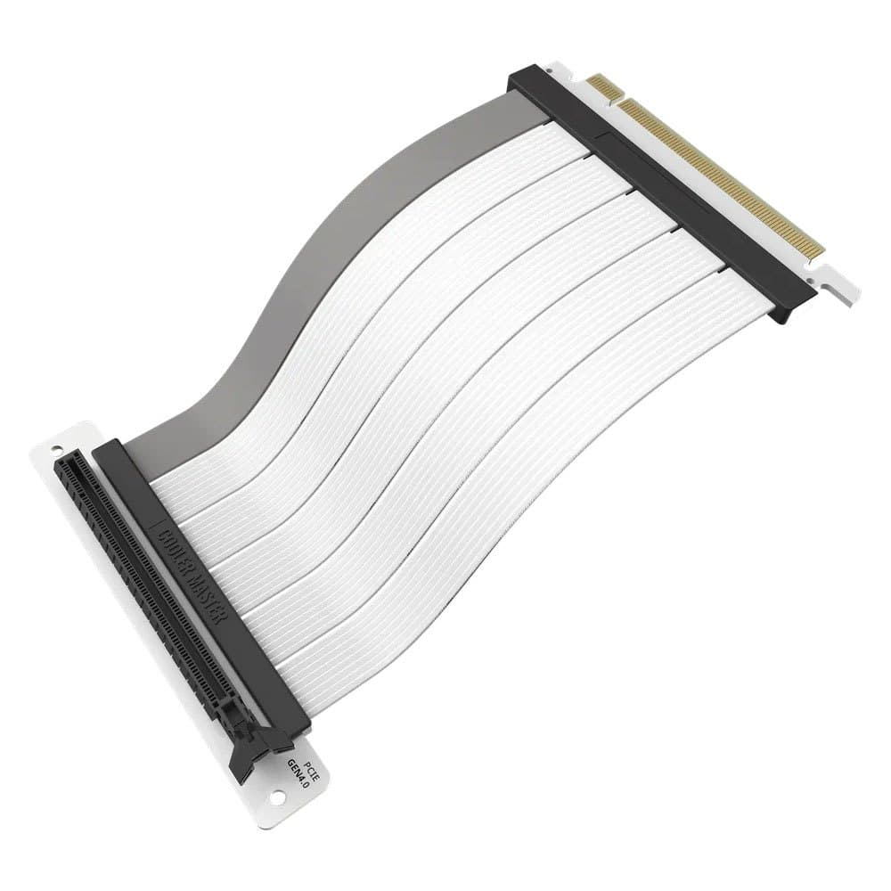 Cabo Riser Cooler Master PCIe 4.0 300mm x16 Branco