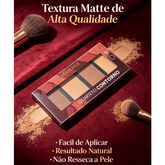 Paleta Quarteto de Contorno Ludurana 12g(Nova embalagem do fabricante)--Eco-13