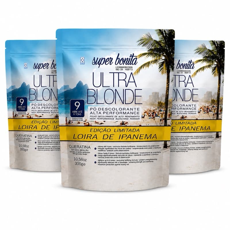 KIT 3 PÓ DESCOLORANTE  300g Loira de Ipanema