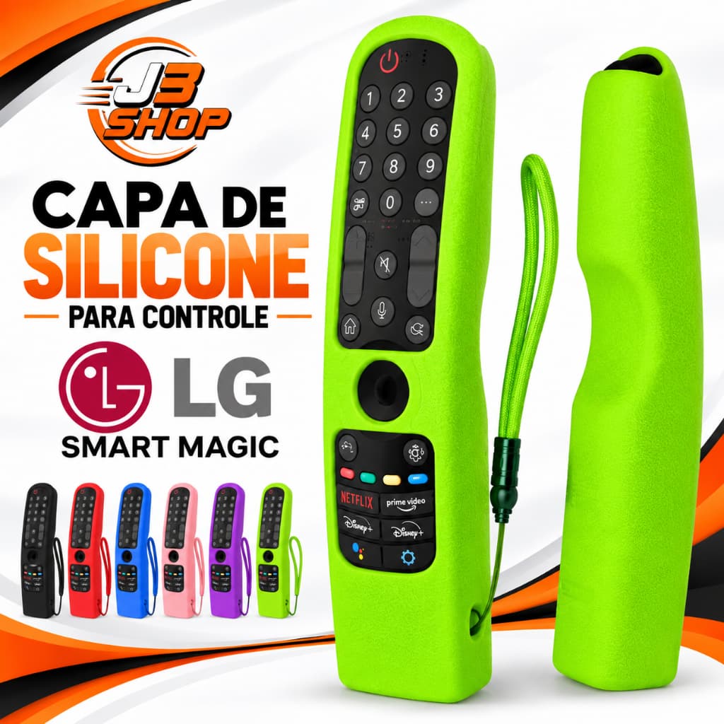 Capa De Silicone Para Controle Remoto Tv LG Smart Magic
