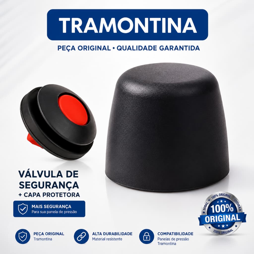 Kit Peso e valvula Panela De Pressão Tramontina Vancouver com Válvula Original