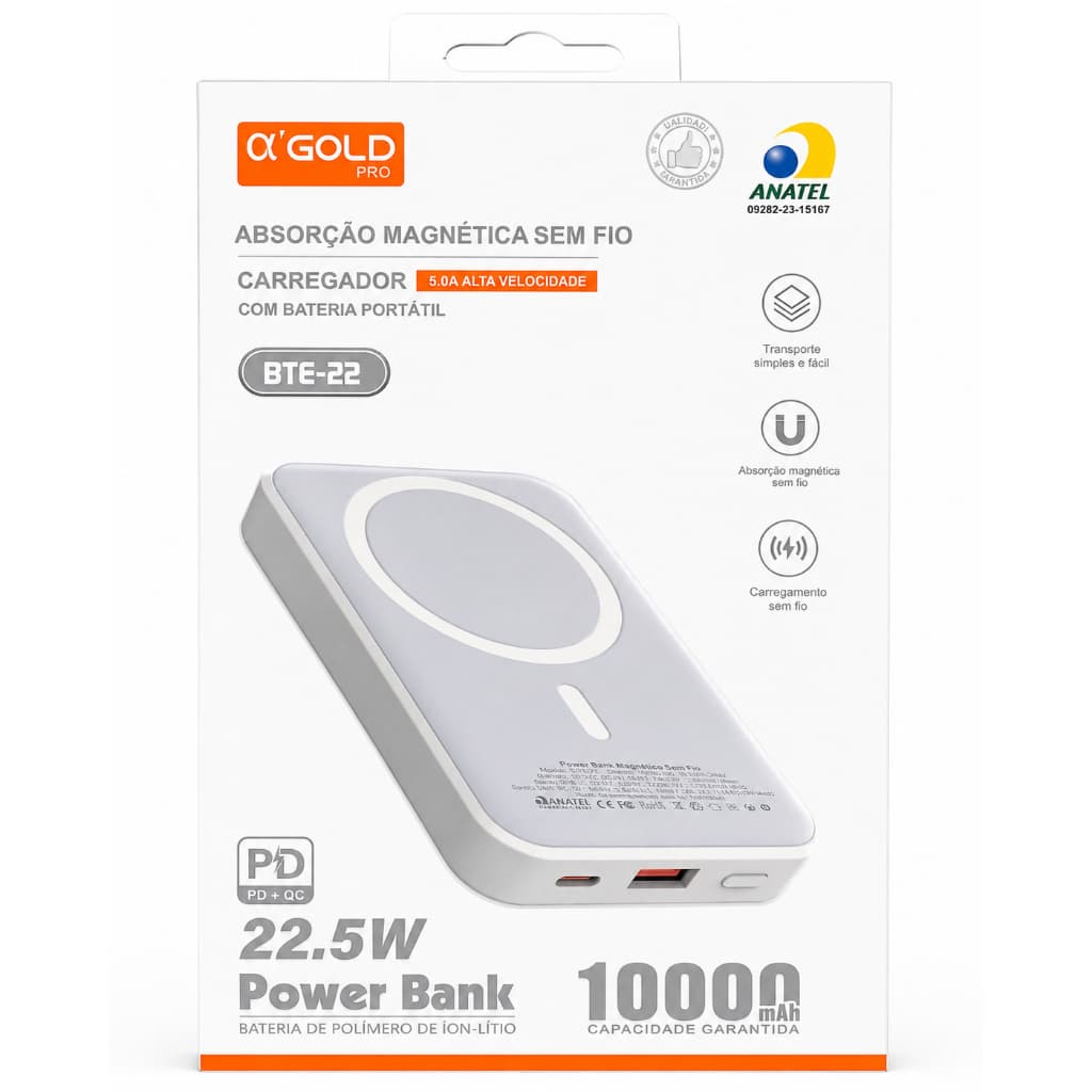 Power Bank Magsafe 10000mah 22.5w Para Iphone Power Bank Magsafe 10000mah 22.5w Para Iphone
