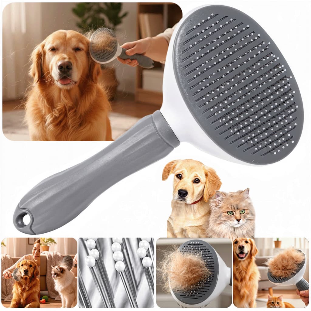 Escova Removedora de Pelos Cachorro Gatos Multifuncional Rasqueadeira Dogets