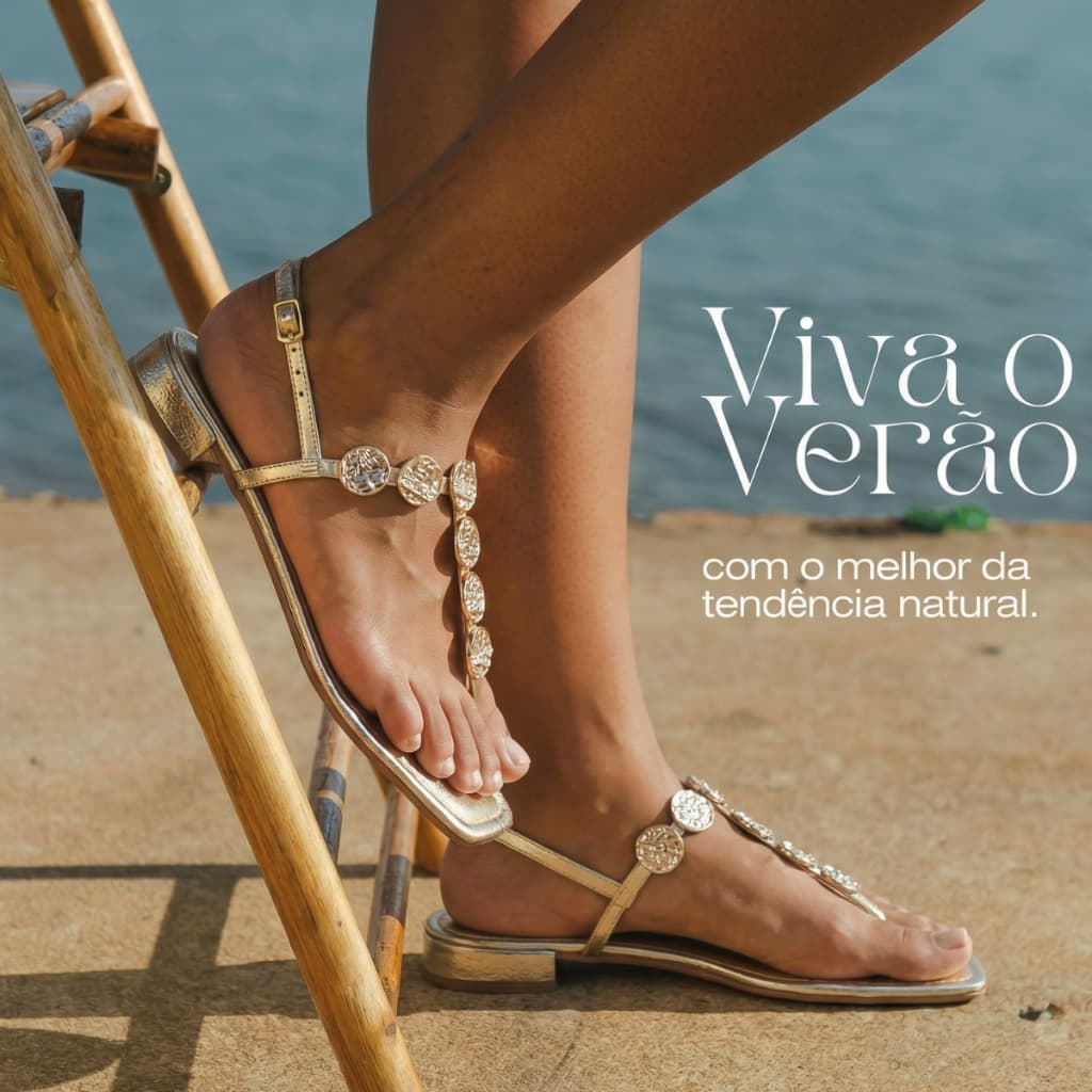 Sandália Feminina Casual Chic – Perfeita para Todos os Looks