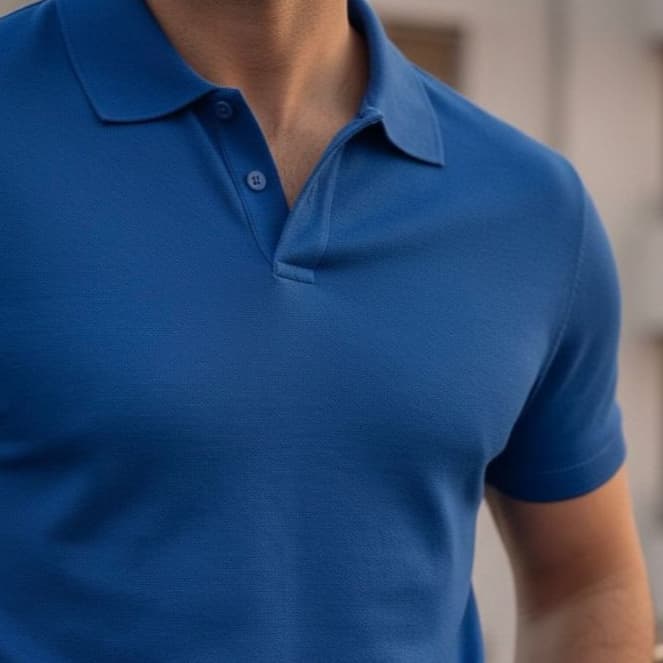 Camiseta Gola Polo Masculina Lisa - Modelagem Básica