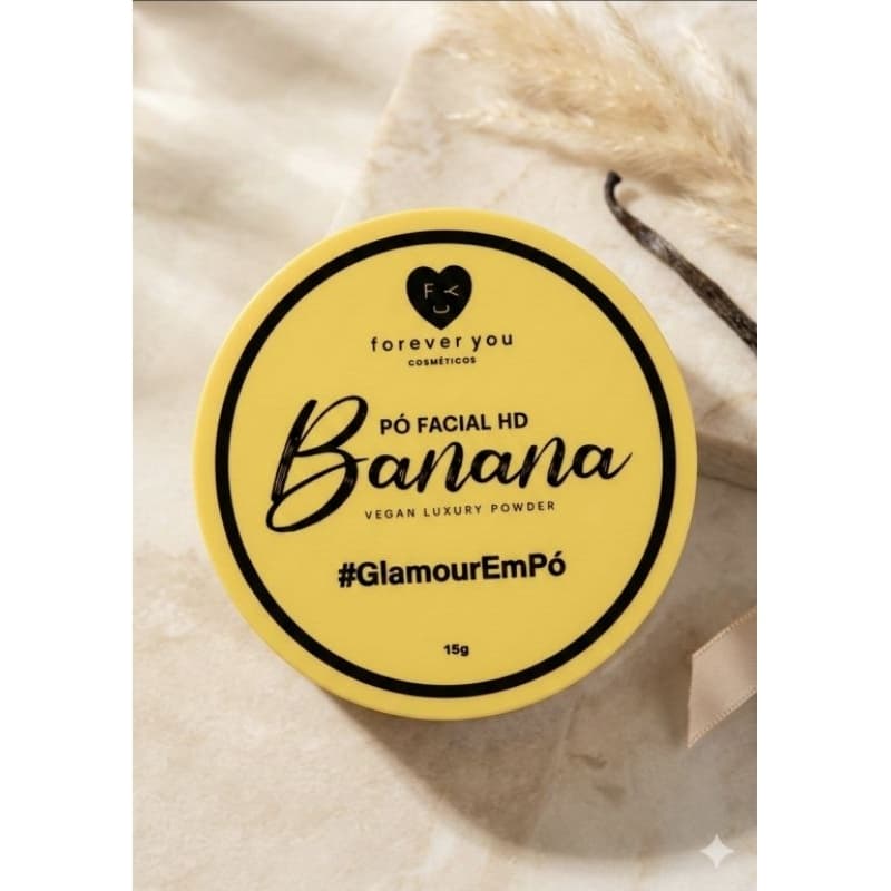 ​Pó Facial HD Banana Forever You – Acabamento Profissional e Vegano