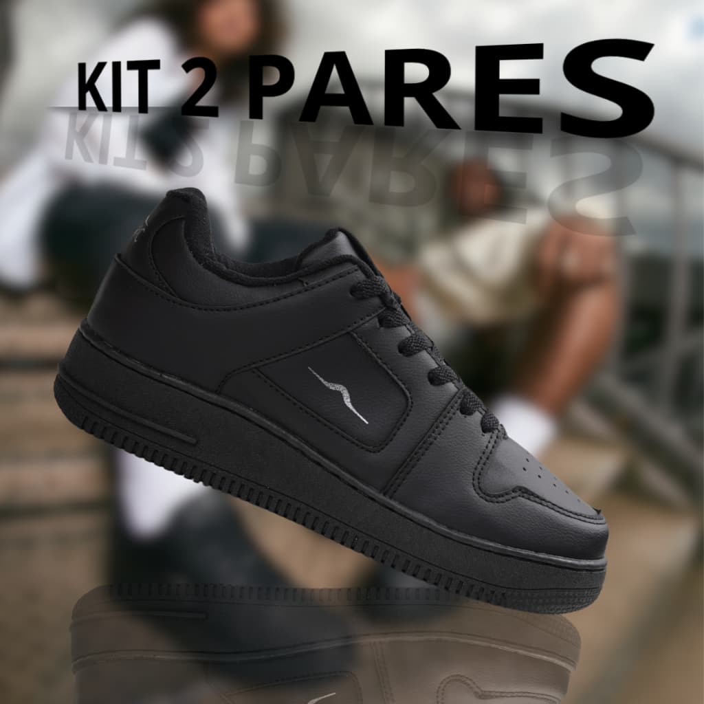 Kit 2 Pares Tênis ZOVIC Streetwear Feminino | Confortável, Leve e Estiloso