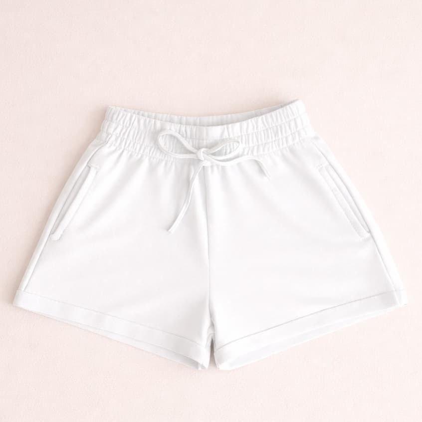Shorts Feminino Moletinho Com Bolso Lateral - ENVIO IMEDIATO !!