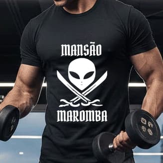 Camisa Mansão Maromba Academia Blusa Masculina Estampada Treino Musculação Envio Imediato Promoção