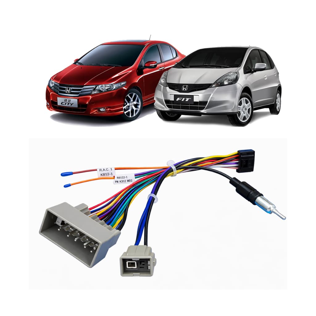 Chicote Para Multimidia Adak Android Honda City Fit 2008-2014