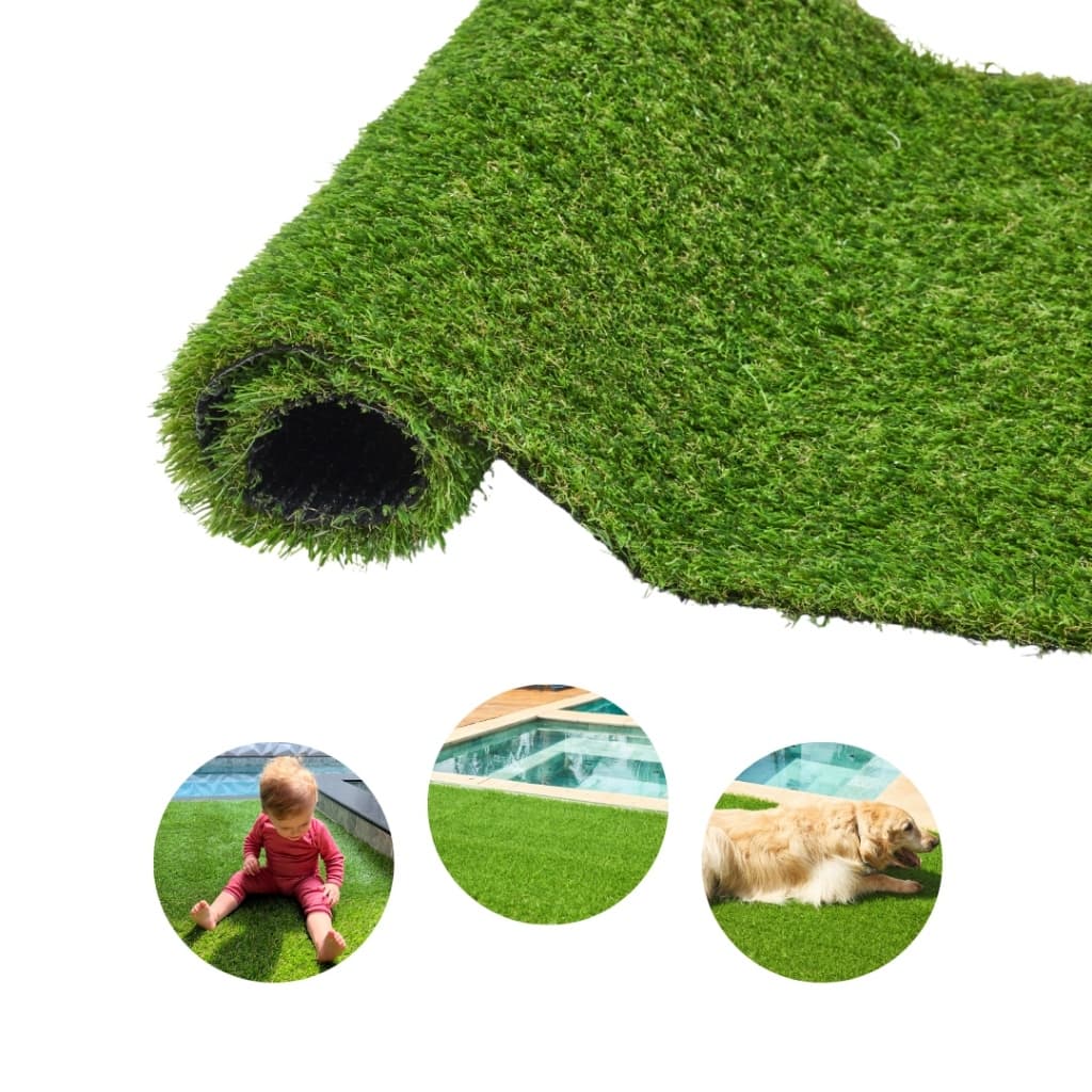 Grama Sintética 30mm Artificial Semelhante Natural Bicolor Soft - 14m² (7x2)