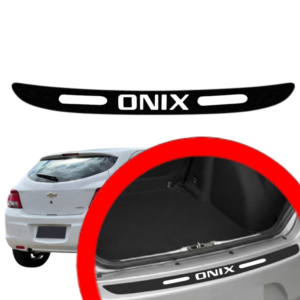 SOLEIRA PROTEÇAO PORTA MALA ONIX UNIVERSAL VINIL PARA CARRO AUTOMOTIVO PERSONALIZADA VARIAS CORES
