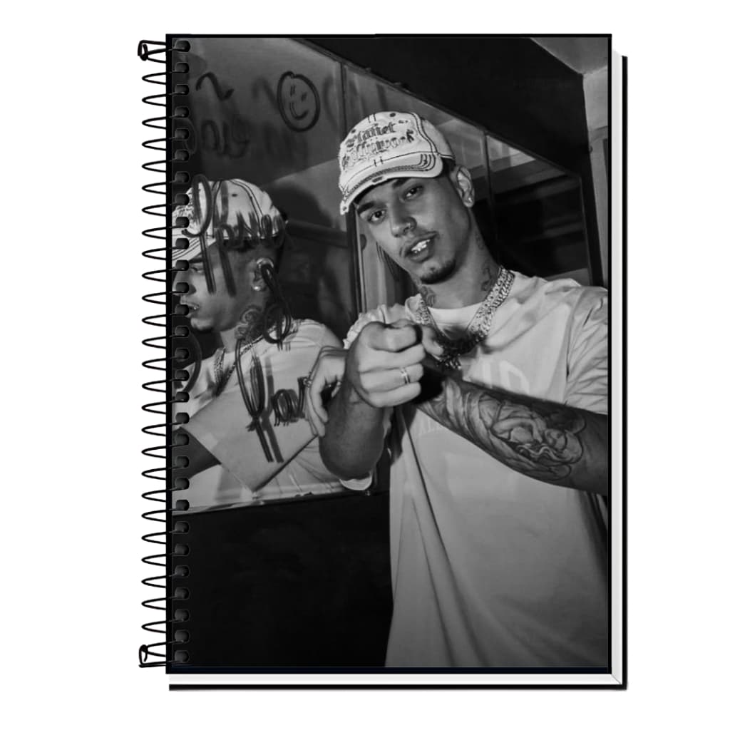 Caderno Escolar Capa Dura - Thiago Veigh 1, 10, 15 e 20 Matérias Universitário.