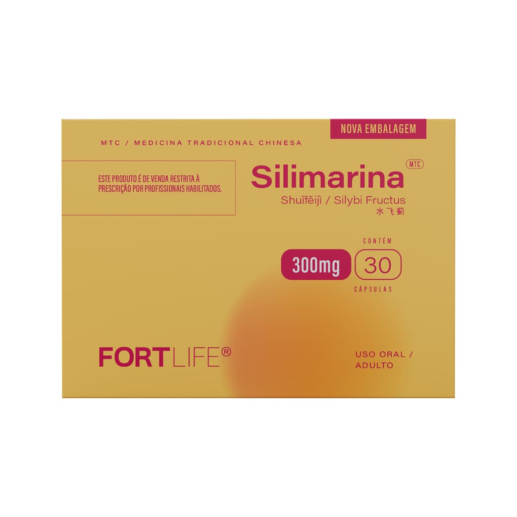 Silimarina (Hepatoprotetor) 300mg 30 Cápsulas FORTLIFE