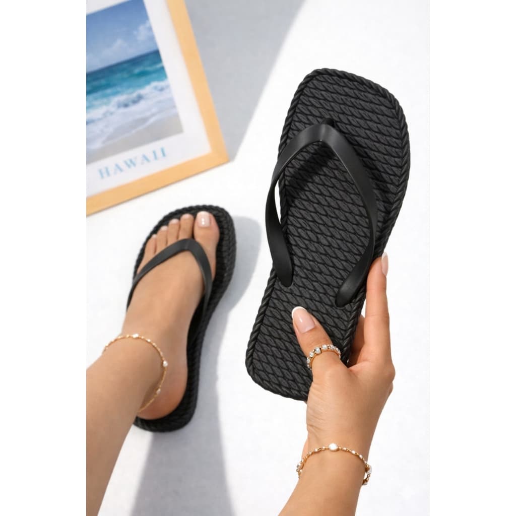 Chinelo Feminino Rasteira Injetada Super Leve e Confortável – Moda Verão Casual Praia 33/34 a 39/40