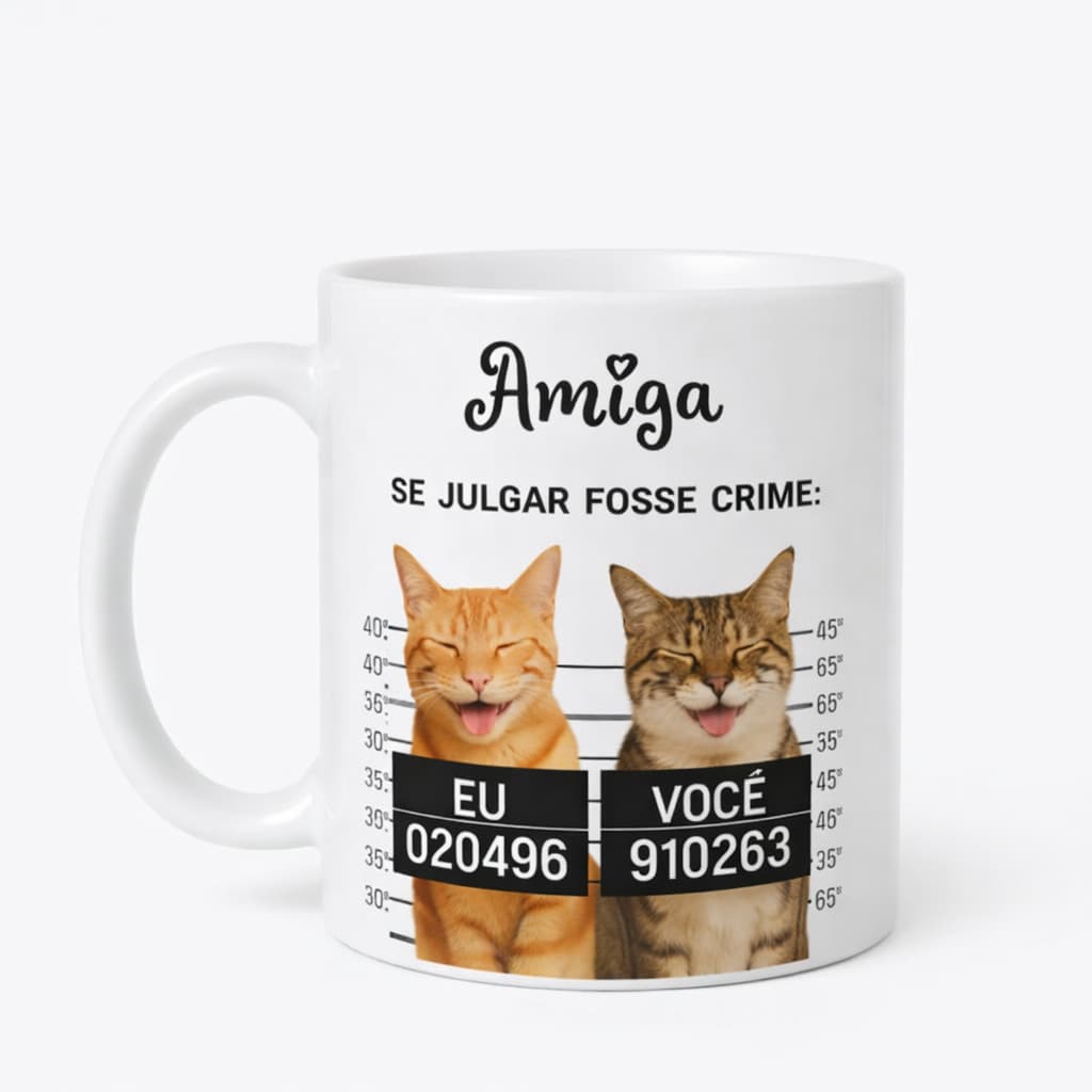 Caneca Amiga Gatinhos Divertida Presente Criativo Para Melhor Amiga Caneca Engraçada De Café Gatinho